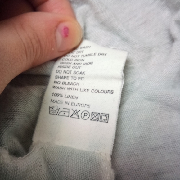 Majestic Paris Linen Custom Bleach Hoodie - Picture 5 of 5